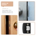 thumbnail image 5 of 4 Sets T-strike Plates Door Strike Plates Deadbolt Strike Plate Thickened Door Backplates, 5 of 5