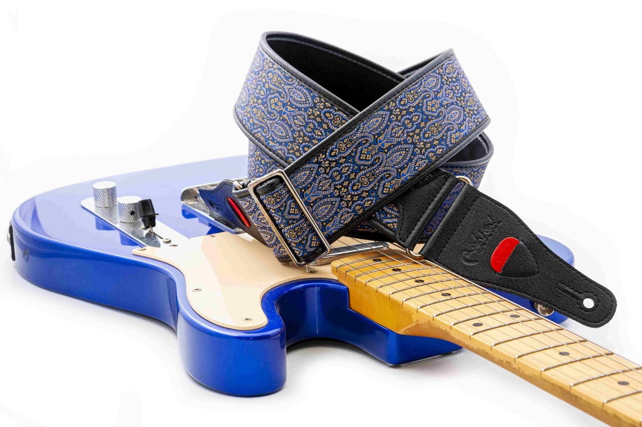 RightOn! Straps Talisman Cordoba Guitar Strap BLUE