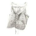 thumbnail image 3 of Women's New Solid Color Lace Patchwork Sweet Slim Fit Camisole Vest, 3 of 3