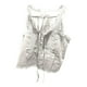 thumbnail image 3 of Camiseta sin mangas ajustada con parche de encaje liso para mujer, 3 of 3
