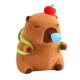 thumbnail image 3 of Lindo capibara de peluche Capibara Toybara Toybra con Morve Eliminando la habitación de los niños Caparazón de tortuga A, 3 of 9