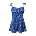 thumbnail image 5 of YOTMKGDO Jumpsuits for Women Women's Neckline Print Vest Dress Short Wide Leg Jumpsuits, Sizes S-XXL, 5 of 7