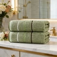 thumbnail image 4 of 2 Pack Cotton Face Towels | Soft, Highly Absorbent Bath & Hand Towels for Washing, Spa & Daily Use | 28.7x13 Inches, 4 of 5