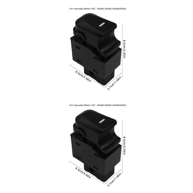 Sidaley 93580-2Z000 935802Z000 botón de interruptor de Control de elevador de ventana de coche para ix35 para Tucson IX 2009-2015 2piezas