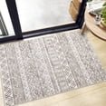 thumbnail image 2 of Haperlare Boho Moroccan Washable Area RugNon-Slip Accent Rugs Geometric Distressed Floor Carpet, 2' x 3' Beige Brown, 2 of 7
