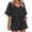 Black, variant on Jogger Sets For Women 2 Piece Women's Linen Suit Set V-Neck Vest and Pocket Shorts Loose Fit Solid Summer Outfit
