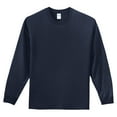 thumbnail image 5 of Yellow Rooster Men's Long Sleeve Essential T-Shirt Deep Navy M, 5 of 6