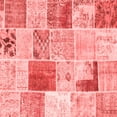 thumbnail image 1 of Ahgly Company Indoor Square Patchwork Red Transitional Area Rugs, 8' Square, 1 of 4