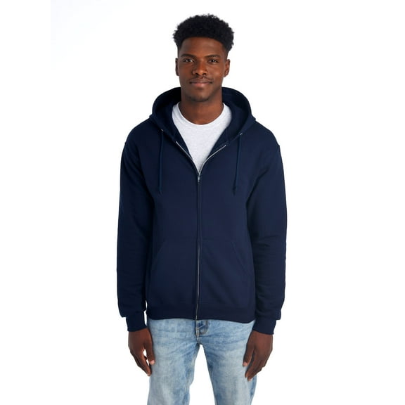 Jerzees Men's NuBlend Fleece Full Zip Hoodie Sweatshirts, Sizes S-3XL
