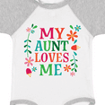 thumbnail image 4 of Inktastic My Aunt Loves Me Niece Boys or Girls Baby Bodysuit, 4 of 5