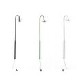 thumbnail image 3 of 1:50 Scale Bend Head Street Lamps 3V/12V Model Making Layout LED Soft Post Lamp Moss Light Lamppost for Miniature Lighting Black/Warm white, 3 of 7