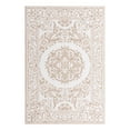 thumbnail image 2 of Unique Loom Hermitage Collection Area Rug - Malachite (4' x 6' Rectangle Snow White/Beige), 2 of 6