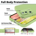 thumbnail image 5 of Compatible with Xiaomi 13 Lite Case Shockproof, Liquid Silicone Ultra Slim Protective Xiaomi 13 Lite Phone Case Soft Anti-Scratch Cover with Full Body Protection Cases (Green), 5 of 14