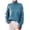 Sky Blue, variant on qucoqpe Women's Long Sleeve Turtleneck Cozy Cable Knit Sweater Casual Loose Pullover Jumper Tops
