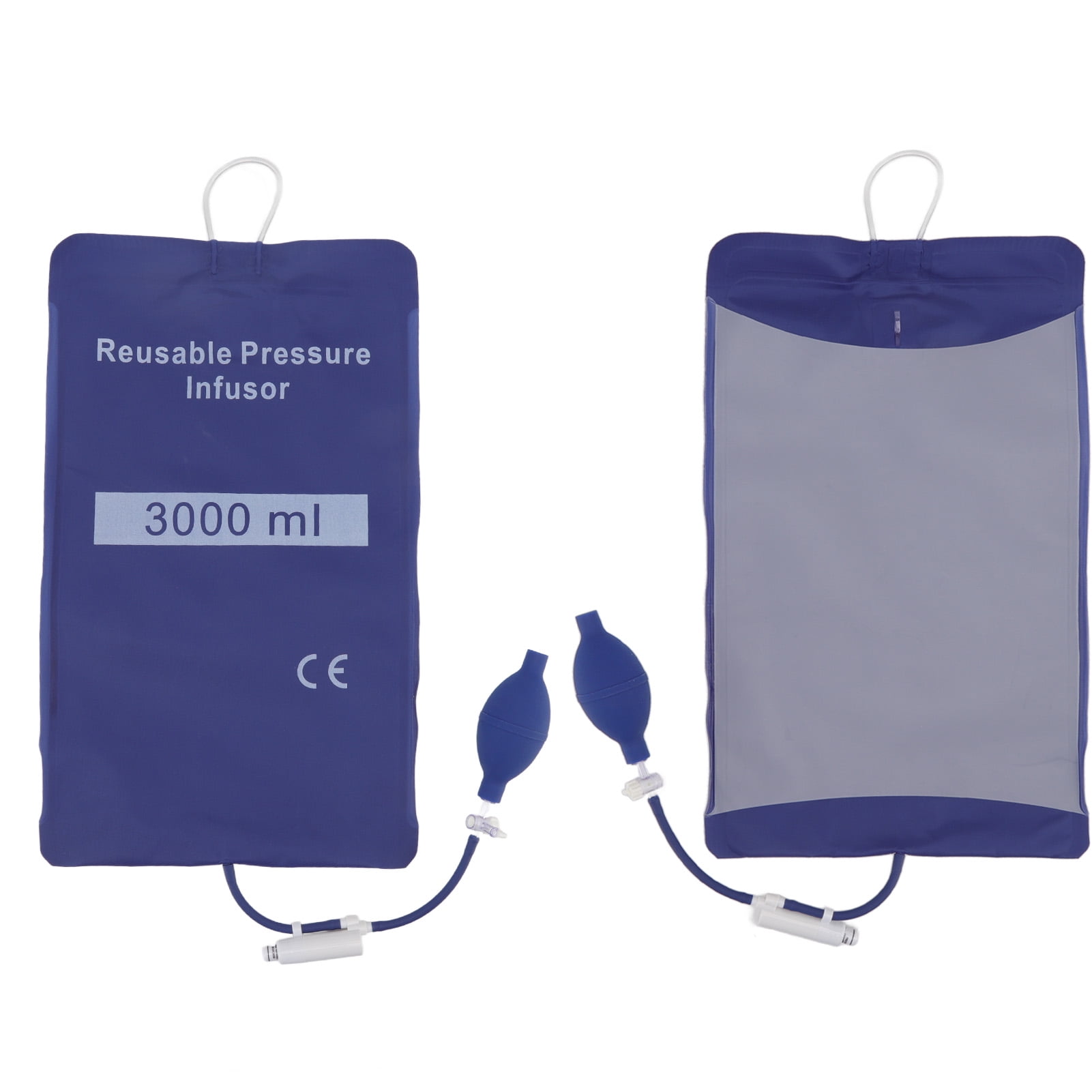 Fluid Pressure Bag, Prevent Overpressure Pressure Infusion Bag Blue 3h Airtightness 3000ml For