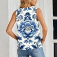 thumbnail image 3 of Neewe Womens Tank Tops 2026 Spring Summer Vacation Outfits V Neck Loose Sleeveless Blouse Casual Shirts Fashion Clothes, 3 of 6