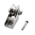 thumbnail image 1 of heyous Desmontable Oblicuo Acero Inoxidable Tipo U Ranura Rueda Deslizante Rodillo Riel Riel Fijo Polea Tono Plata, 1 of 7