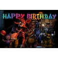 thumbnail image 4 of Five Nights Party Supplies Freddy's Birthday Party Decorations  include Happy Birthday Banner ,Balloons,Cake Cupcake Toppers, Freddy's Background, 4 of 8