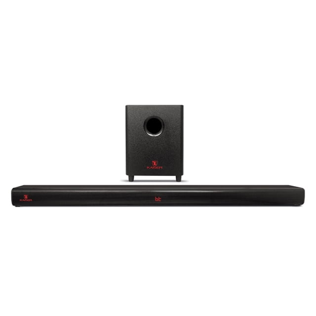 Barra de sonido Kaiser 60 W RMS con 2,1 canales y subwoofer