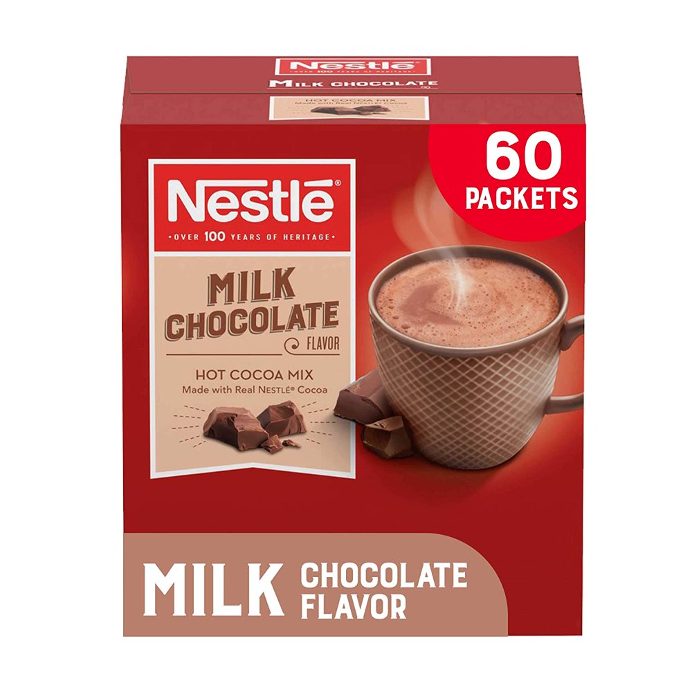 Nestle Low Fat Hot Chocolate Nestle Hot Chocolate Packets, Milk Chocolate Flavor Hot Cocoa Mix
