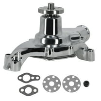 maXpeedingrods High Volume Short Water Pump for Small Block Chevy 283 305 327 350 400 1955-1985
