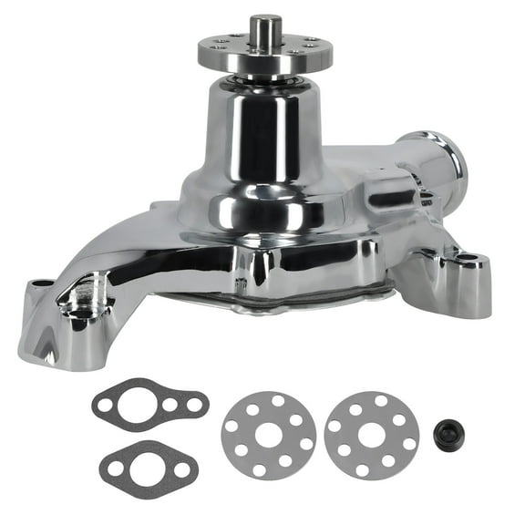 maXpeedingrods High Volume Short Water Pump for Small Block Chevy 283 305 327 350 400 1955-1985