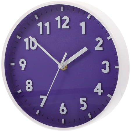 HONMEET Multi Color Silent Wall Clock for Home and Office with Arabic Numerals
