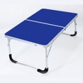 thumbnail image 1 of Mesa pequeña para acampar al aire libre, mesa portátil plegable para computadora portátil, mesa de cama portátil, mesa para refrigerios, 1 of 6