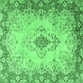 thumbnail image 1 of Ahgly Company Indoor Square Persian Emerald Green Traditional Area Rugs, 3' Square, 1 of 4