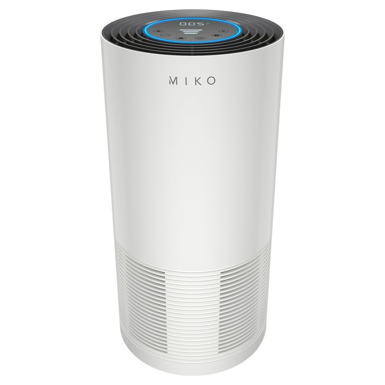 MIKO air purifier exterior cleaning before and after