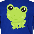 thumbnail image 4 of Inktastic Cute Frog, Little Frog, Baby Frog, Green Frog Long Sleeve Youth T-Shirt, 4 of 5