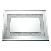 12.5 x 6.5 in. Mirror Tray with Diamonds