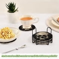 thumbnail image 6 of 6 Pcs Skeleton Skull Drink Coasters with Holder Absorbent Coaster Sets Cup Heat-Resistant Hot Pads Mats for Bar Table Protection, 6 of 7
