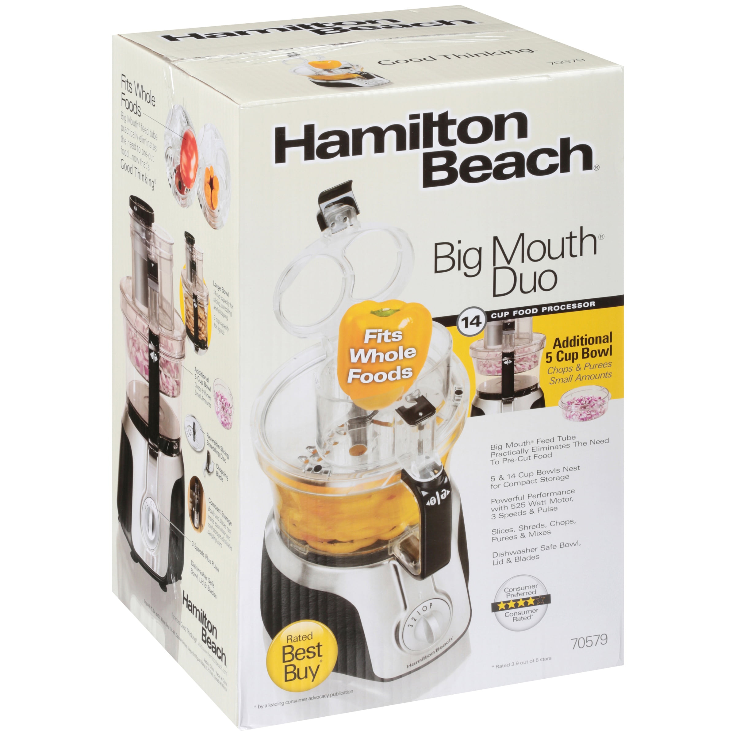 Hamilton Beach Big Mouth® Duo Plus Food Processor - Macy's