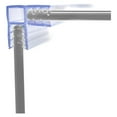 thumbnail image 4 of 200 INCHES of 2 Way Sneeze Guard Holder Corner Connectors for Plexiglass Panels & Acrylic Sheets up to 1/4" Thick, Various Lengths, 4 of 8