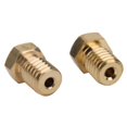 thumbnail image 1 of FAGINEY 3D Printer Nozzle, 50PCS High Quality Brass Nozzle, Tight Joints High Precision For V6, 1 of 8