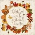 thumbnail image 3 of Pertiet, Katie 12x12 Black Modern Framed Museum Art Print Titled - Fall Garden V, 3 of 5