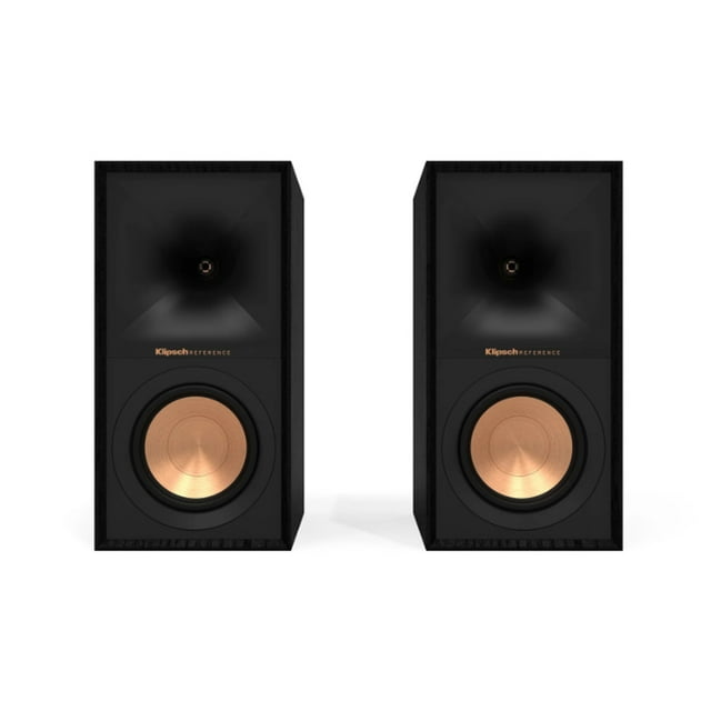 Klipsch R-50M Reference 5.25″ Bookshelf Speaker – Black – Pair - 2023 Model