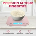 thumbnail image 4 of Smart Weigh Digital Food Scale Grams and Ounces - Sound Beep Feedback for Meal Prep Scale for Calorie Counting Cooking Necessity - Pink, 4 of 7