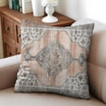 thumbnail image 3 of Set Of 4 Abstract Contemporary Pillow Covers 20x20 Inch Linen Decorative Square Throw Pillow Covers for Living Room Sofa Couch Decoration, 3 of 6