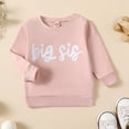 thumbnail image 5 of Durtebeua Hoodie For Boys Kids Sweatshirt Toddler Baby Boys Girls Basic Crewneck Pullover Sweatshirt Children's Solid Sweater Tops Pink,6-9 Months, 5 of 7
