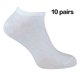 thumbnail image 1 of Qarigey 5 pares de calcetines tobilleros transpirables negros para hombre y mujer, calcetines informales de verano poco profundos Medias 10 pares y blanco, 1 of 6