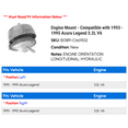 thumbnail image 2 of Engine Mount - Compatible with 1993 - 1995 Acura Legend 3.2L V6 1994, 2 of 2