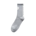 thumbnail image 4 of Calcetines de longitud media de color sólido de moda para hombre, calcetines deportivos versátiles, medias altas, calcetines de baloncesto, primavera y verano, 4 of 4