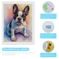 thumbnail image 3 of Diamond Art Kits for Adults, French Bulldog Watercolor Portrait 5D Diamond Painting Kits for Adults Beginners, DIY Full Drill Diamond Painting, Gem Art and Crafts 12x16, 3 of 7