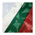 thumbnail image 2 of Christmas Holidays Brocade Collection In Glittery Tree Print Table Runner, 2 of 5