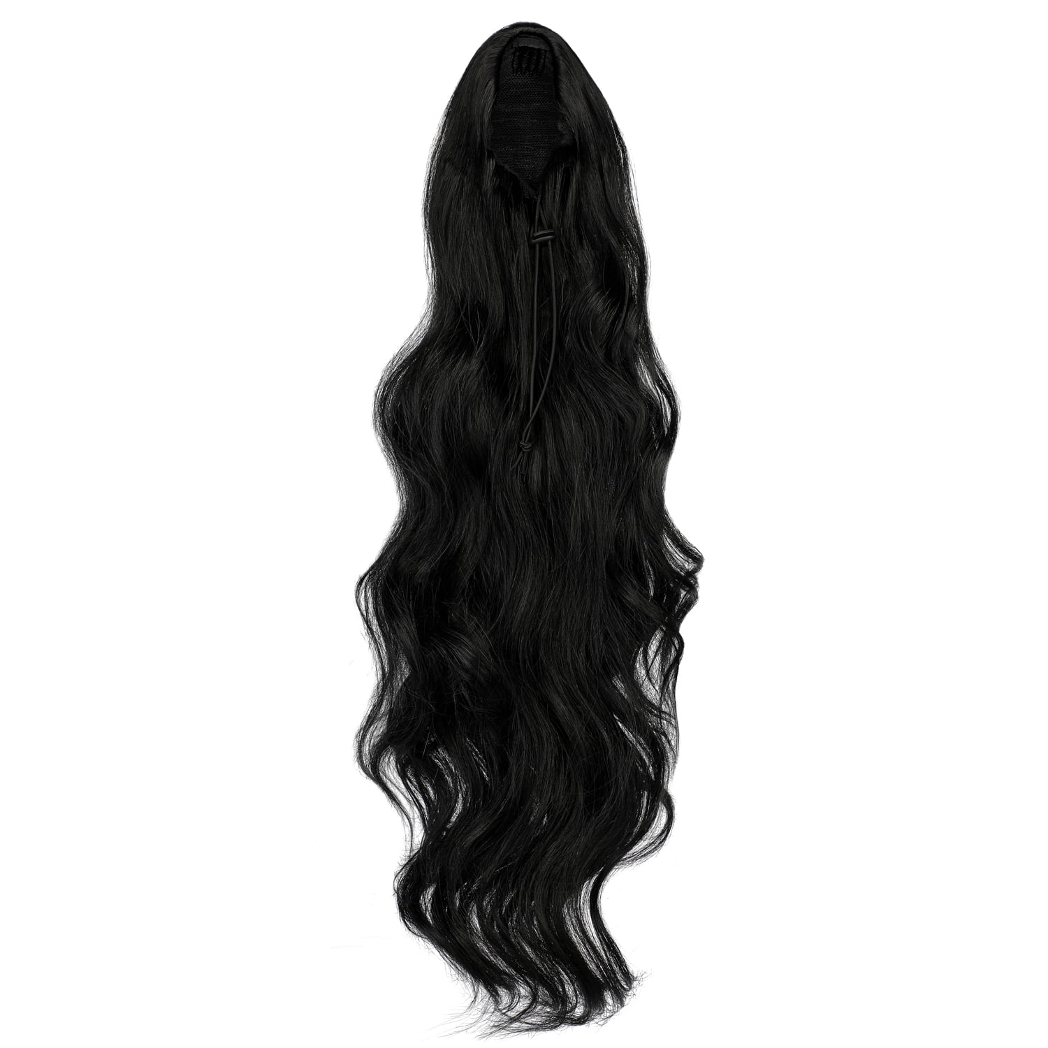 Dulchany 22" Long Wavy Drawstring Ponytail, Women Natural Soft Clip in Ponytail Extension Synthetic Hair Extensions Hairpie