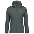 thumbnail image 6 of Little Donkey Andy Windbreaker for Women, Breathable Water Resistant Light Jacket with Hooded Iron Grey XXL, 6 of 7