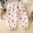 thumbnail image 2 of Girls Drawstring Waist Baggy Sweatpants Wide Leg Casual Loose Long Pants,EasyCare 6-12 Months 12-24 Months 2T 3T 4T 5T 6T 7T 8T 9T Children Dark Purple 6-7 Years, 2 of 4