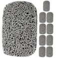 thumbnail image 2 of Zcyifa Soap Savers 10pcs Soap Savers Soap Holder for Bathroom Self Draining Pads for Soap PVC Soap Savers Trays, 2 of 10
